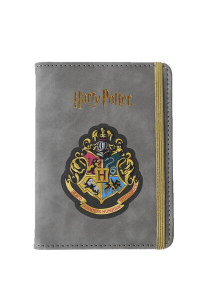 Miniso Harry Potter Lisanslı Bantlı Pasaport Kılıfı - Gri