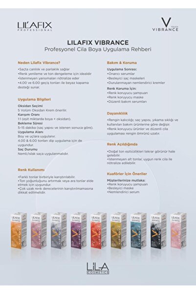 Lilafix Touch Vibrance Cila Boya 100 ml 4.00 Doğal Kahve