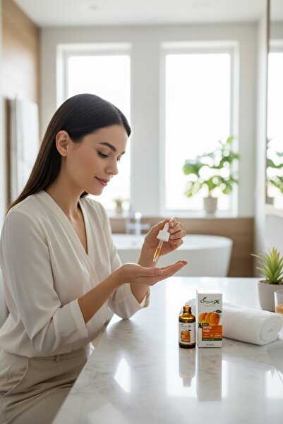 Organix 100% Pure Apricot Oil 50 ml - Natural Moisturizer, Facial Body Hair Care Oil, Vitamin a and E