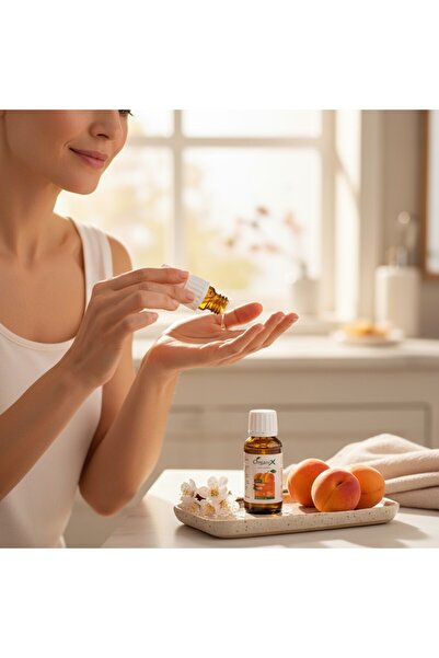 Organix 100% Pure Apricot Oil 50 ml - Natural Moisturizer, Facial Body Hair Care Oil, Vitamin a and E