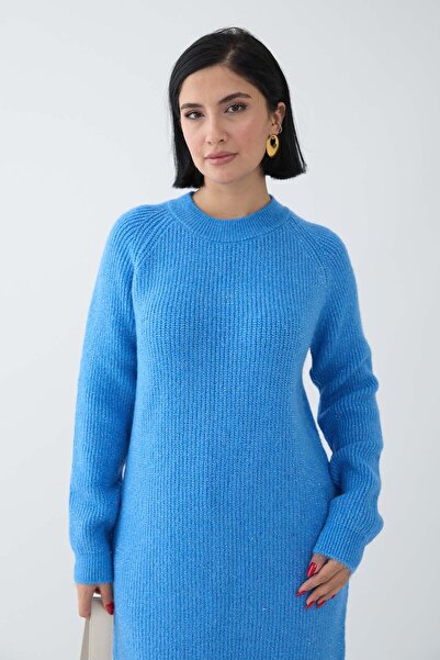InStyle Silvery Corded Blue Tunic