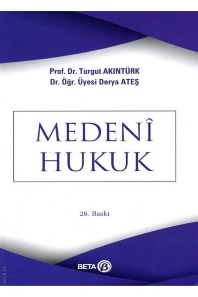 Beta Yayınevi Medeni Hukuk