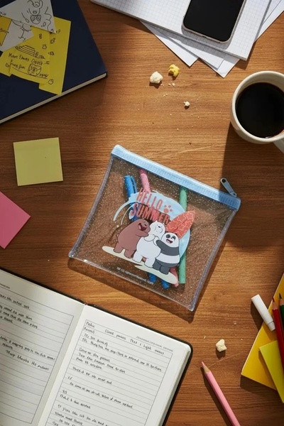 Miniso We Bare Bears Lisanslı PVC Kalemlik