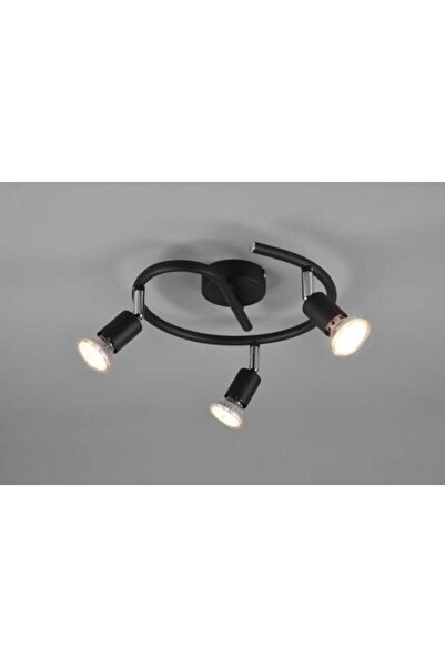 demet habek mylights MYLİGHTS MAT SİYAH ÜÇLÜ LED AVİZE HAREKETLİ BAŞLIK GÜN I...