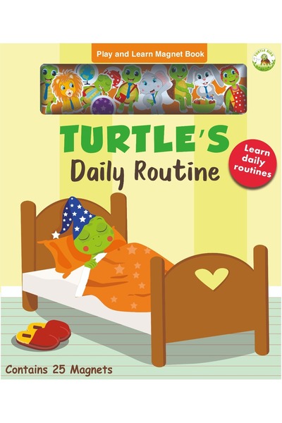 TURTLEKİDS Turtle Kids Play and Learn Magnet Book Series 2 (Daily-Farm)