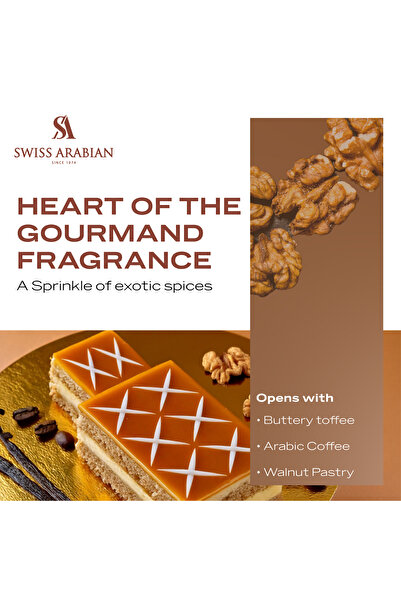 SWISS ARABIAN Shaghaf Vanilla Toffee Unisex Eau De Parfum 75ml