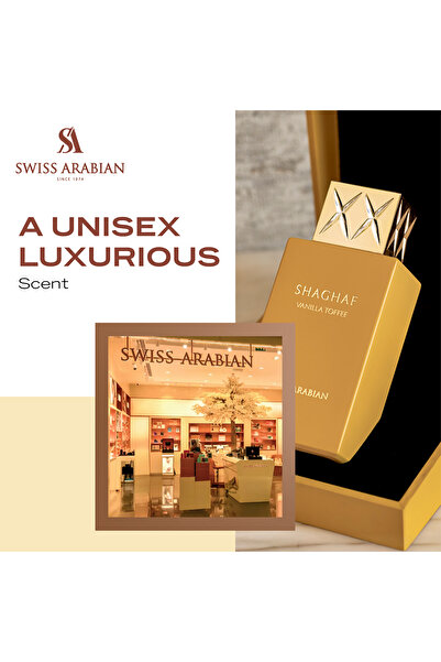 SWISS ARABIAN Shaghaf Vanilla Toffee Unisex Eau De Parfum 75ml