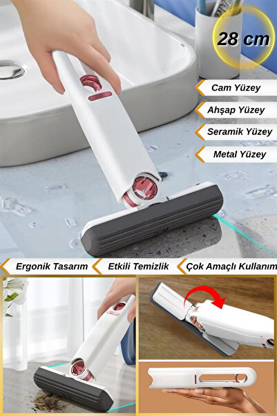 Hane Dostu Kompakt ve Ergonomik Tasarım | Çok Amaçlı | Mini Cam Fayans Temizl...