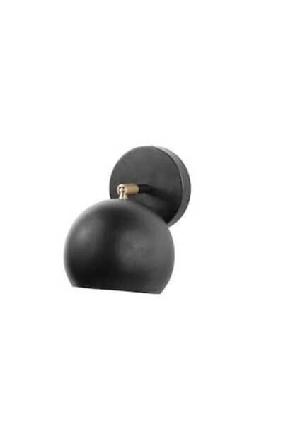 demet habek mylights mylights siyah spotc ampullu led aplik duvar lambası gec...