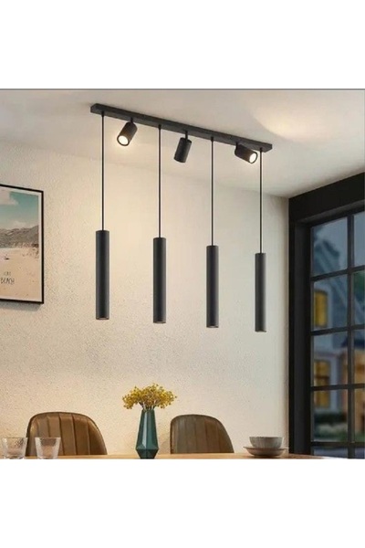 demet habek mylights mylights ampullü saralı masa ustu yedili sarkıt avize am...