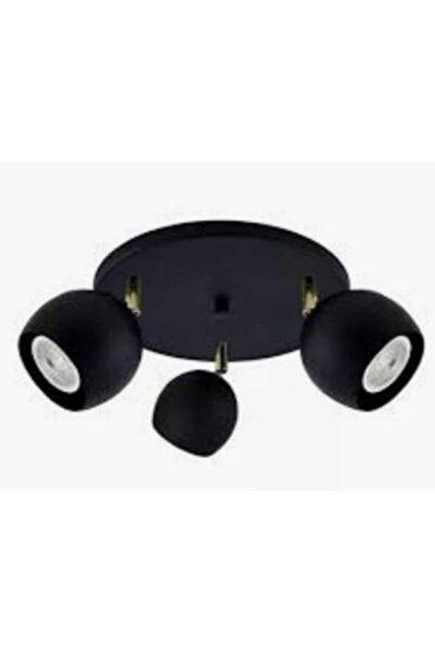 demet habek mylights mylights kure mat siyah uclu led avize led spot hareketli başlık gun ışığı ampullu 2700 k