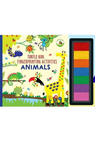 TURTLEKİDS Turtle Kids Fingerprint Activities Series 2 (Animals-Pets)