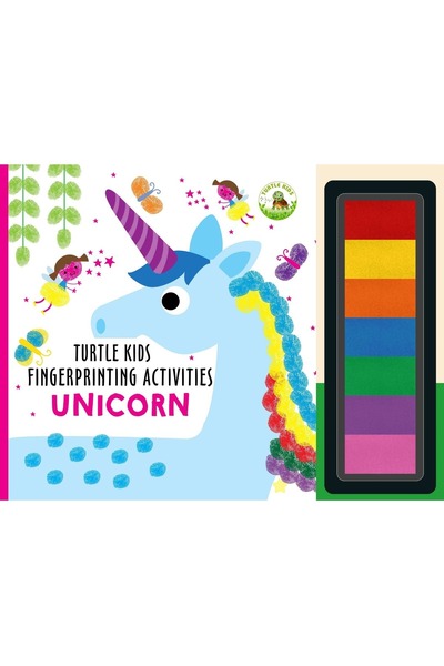 TURTLEKİDS Turtle Kids Fingerprint Activities Series 3 (Unicorn - Princess - Dinosaurs)