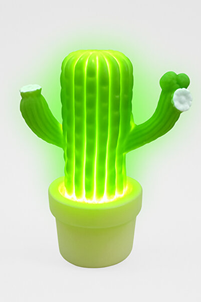 Bittox Kaktüs Tasarımlı LED Gece Lambası- Modern ve Sevimli