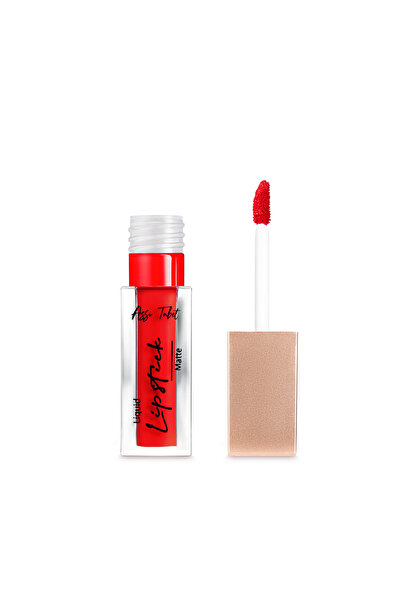 assi tabet assitabetcosmetics.com Preppy Red — أحمر شفاه سائل أحمر غير لامع