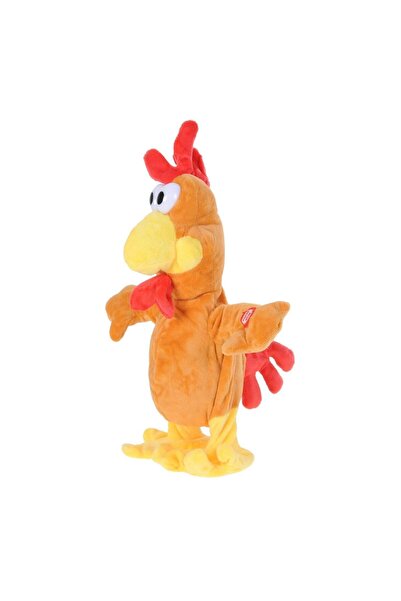 hak-iş oyuncak Halley 40 cm Plush Brown Dancing Rooster Toy