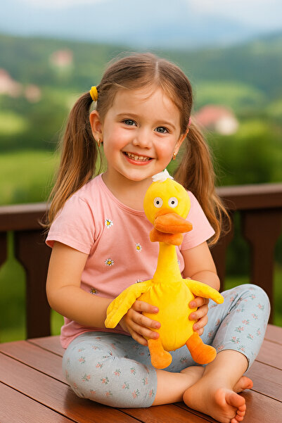 Flower Toys 40 Cm Konuşan Peluş Şaşkın Ördek