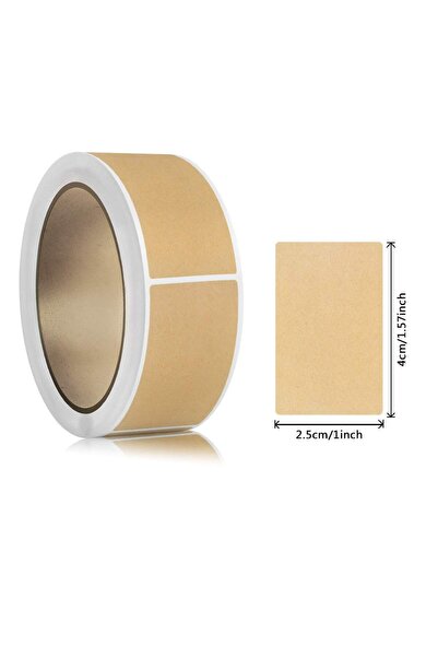 Choice 320 قطعة - 2.5 × 4 سم 260-800 قطعة من ملصقات ورق الكرافت لفات من الملص...