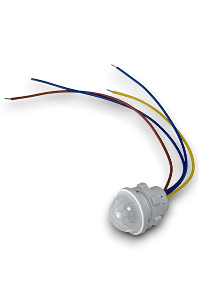 ELEKTROMALL Pır Hareket Sensörü 220V - 20cm Kablolu