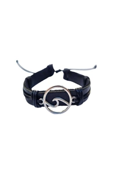 Wild Bracelets Genuine leather bracelet, Sea Wave, UNISEX, adjustable, handmade