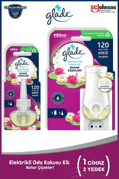 Glade Elektrikli Oda Kokusu Kit Bahar Çiçekleri & Yedek Bahar Çiçekleri