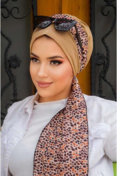 Aişe tesettür Φουλάρι με σχέδιο καμήλας