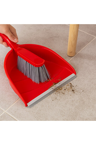 Kavi Entegre Plastik مجرفة يد مع فرشاة (مع مطاط)