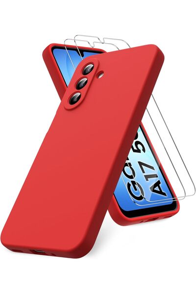 Rivor Samsung Galaxy A17 Uyumlu Kılıf Kılıf İpeksi Yumuşak Dokulu Renkli Sili...