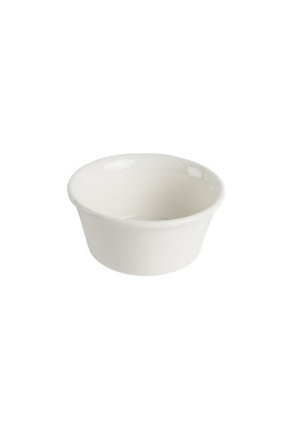 SQUALO Round Porcelain Bowl with Wide Rims, Elegant and Modern Design (12 Pieces) - White 11.6x11.6x5.9 cm