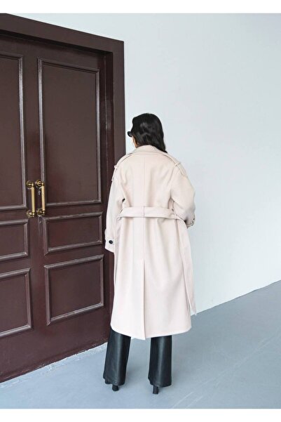 UnikaBoutigue Kadın Premium Kaşe Kaban