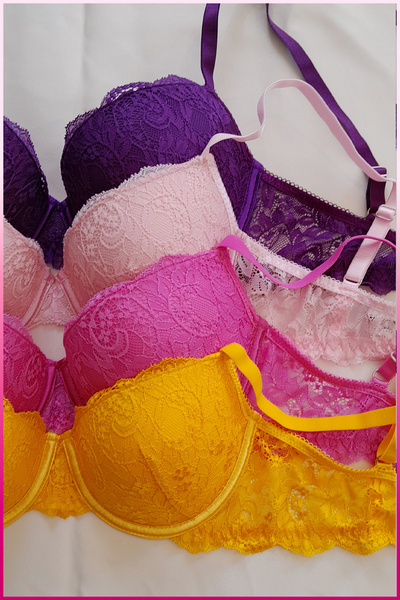 Veille 3'lü Ekonomik Ultra Hafif Balconet Sütyen Takım, C ve B Cup Balenli Yarım Dolgulu Sütyen Takım