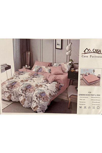 Casa Pucioasa Finet Bed Linen, 6 Piece Set