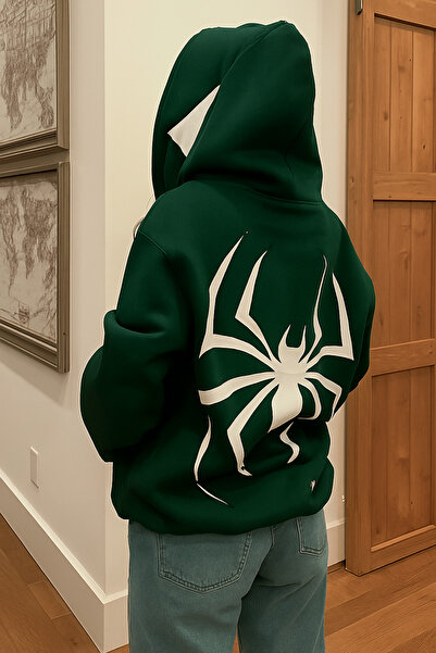 CLASSY.MODA Hanorac unisex cu glugă cu buzunar cangur cu 3 fire, cu imprimeu ...