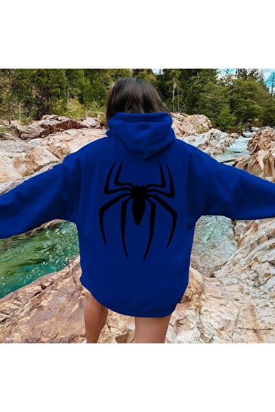 CLASSY.MODA Φούτερ με κουκούλα με 3 κλωστές Unisex με τσέπη καγκουρό, μεγάλο ...