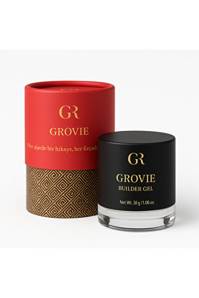 Grovie BUILDER GEL 001 -012 | 12 ADET | PROFESYONEL PROTEZ TIRNAK JELİ - FULL...