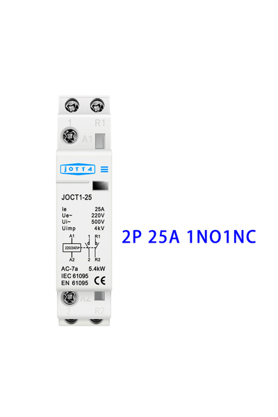 Choice3 2P 25A 1NO 1NC 2P 16A/20A/25A 220V/230V 50/60Hz Din Rail قواطع التيار...
