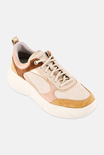 Geox Women Lace Up Casual Shoes, Multicolor