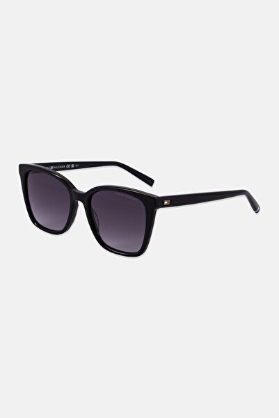 Tommy Hilfiger Women 207866807549O Butterfly Sunglasses, Black