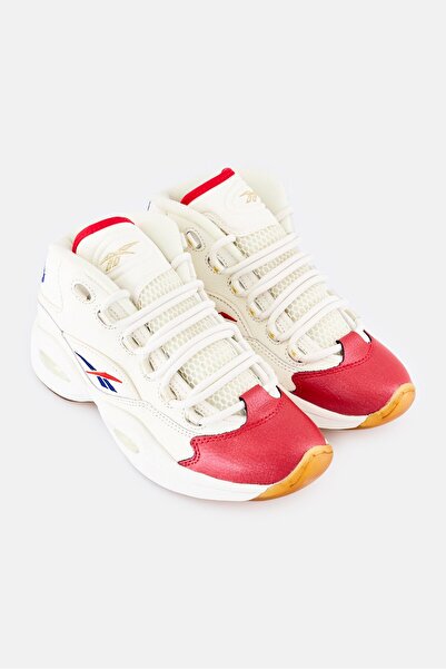 Reebok Men Question Mid Basketball, Off White