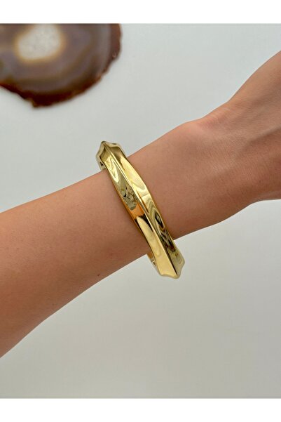 YOUES JEWELRY Kadın Kalın Kelepçe Bileklik Akrilik Kelepçe Bileklik