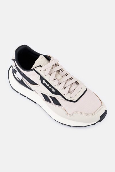 Reebok Kids Boy CL Legacy AZ Lace Up Running Shoes, Taupe