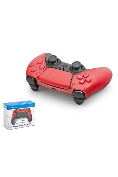 NODAR ND500D Bluetooth GamePad Oyun Kolu PS4 Uyumlu DoubleShock 4 Kırmızı