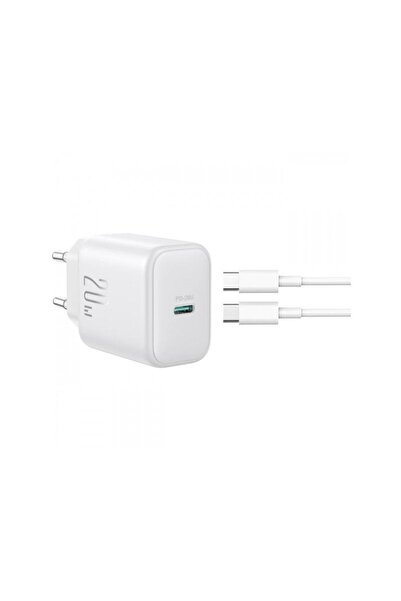 Joyroom Mains Charger With USB-C Cable JR-TCF20 20W 3A 1 x USB-C White