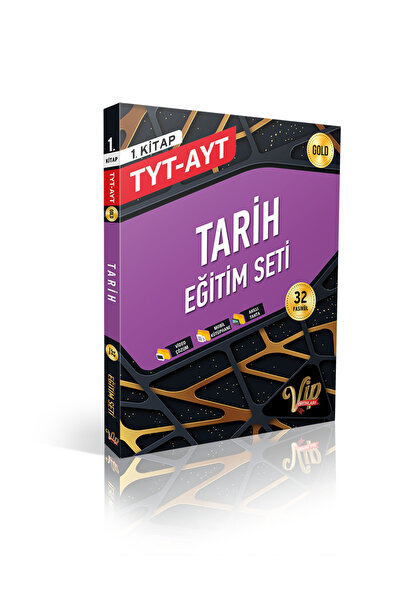 vip yayınları TYT-AYT Tarih Eğitim Seti 1. Kitap Gold