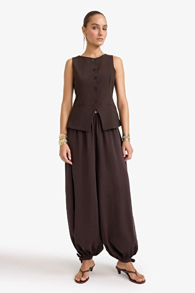DeFacto Balloon Fit Normal Waist Long Modal Pants G2952Ax25Au
