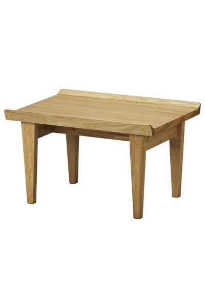 IKEA GUTTANE Side table, oak, 58 x 39 cm
