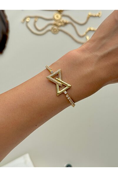 YOUES JEWELRY سوار نسائي من الفولاذ بتصميم مينيمال وطراز GOLD