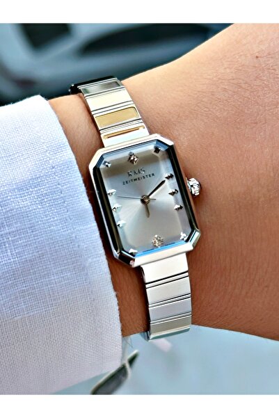 Romanson Special Design Steel Band Steel Case Silver Color Women Wristwatch 2050.01Mr