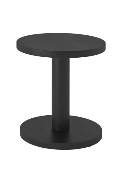 Stockholm 2025 Side table, pine veneer black, 40 cm