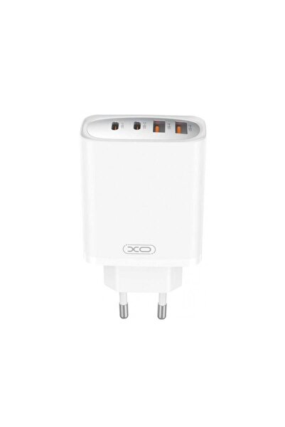 XO Design Incarcator Retea CE22 45W 3A 2 x USB-A - 2 x USB-C Alb